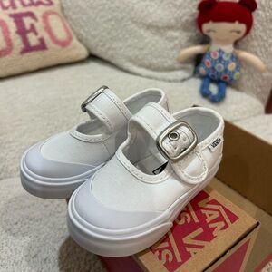 Toddler Mary Jane White Vans